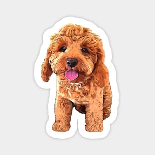 Spoodle Cockapoo Cavapoo Golden Doodle Beauty Sticker